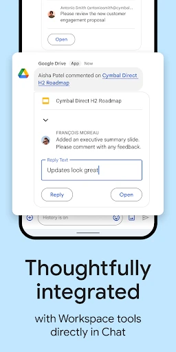 Google Chat screenshot