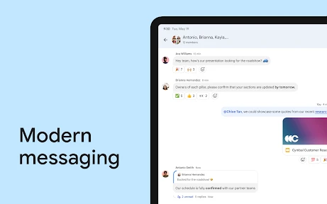 Google Chat screenshot