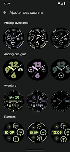 Google Pixel Watch screenshot