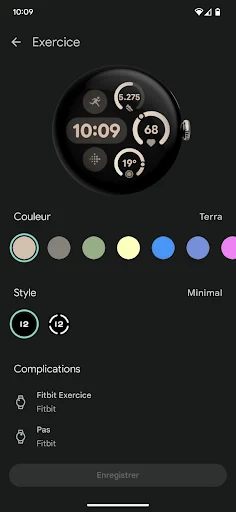 Google Pixel Watch screenshot