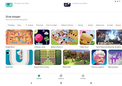 Google Play Jeux screenshot