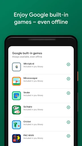 Google Play Jeux screenshot