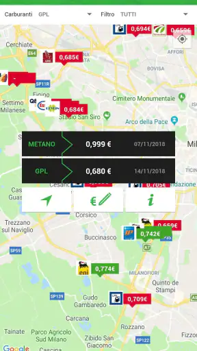 GPL, CNG,  GNV, GNL et colonne screenshot