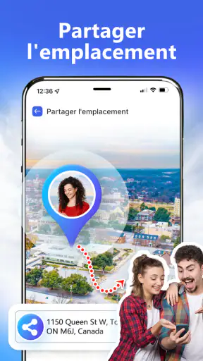 GPS navigation, Vivre Terre screenshot