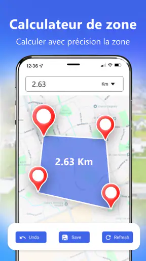 GPS navigation, Vivre Terre screenshot