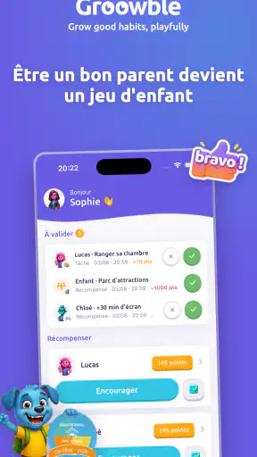 Groowble: Tâches & Récompenses screenshot