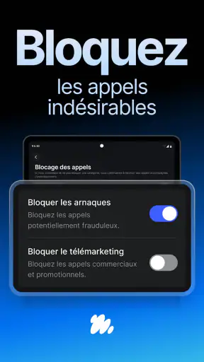 HangUp : blocage du spam screenshot