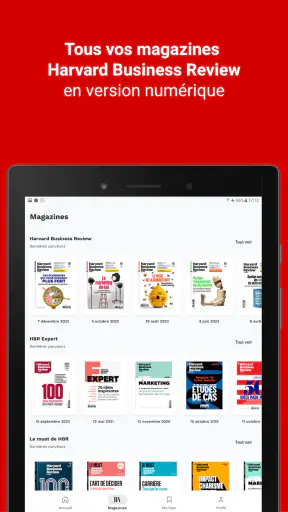 Harvard Business Review France screenshot