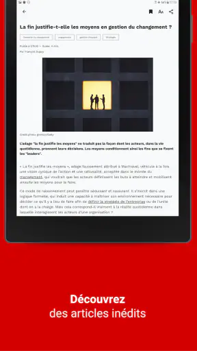 Harvard Business Review France screenshot