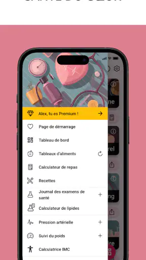 Heartie: Cholestérol & Tension screenshot