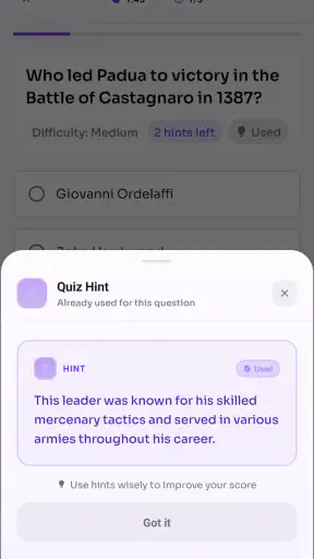 Histoday: History & Quizzes screenshot