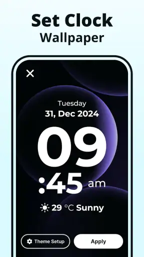 Horloge Digitale Alarme Réveil screenshot