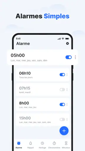 Horloge - Réveil simple screenshot