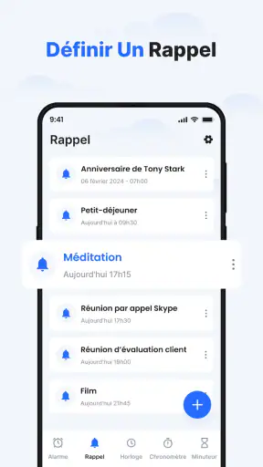 Horloge - Réveil simple screenshot