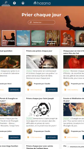 Hozana - Prière catholique screenshot