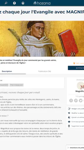 Hozana - Prière catholique screenshot