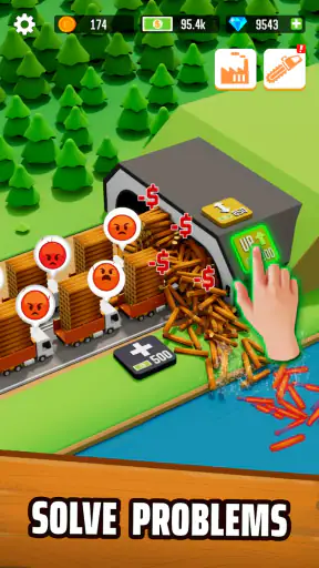 Idle Lumber Empire: Jeu Tycoon screenshot