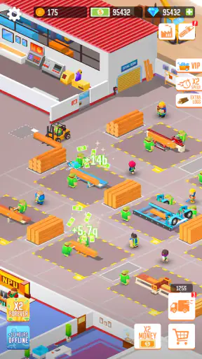 Idle Lumber Empire: Jeu Tycoon screenshot