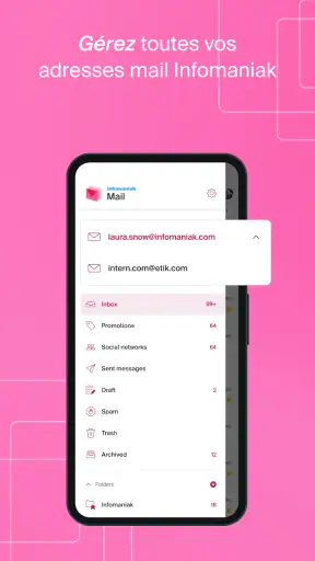 Infomaniak Mail screenshot
