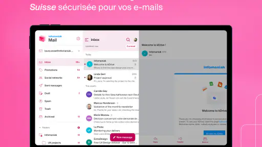 Infomaniak Mail screenshot