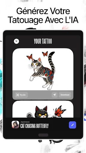 Ink AI– IA Creation Tatouage screenshot