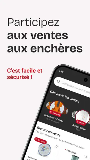 Interencheres enchère en ligne screenshot