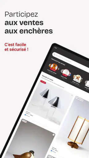 Interencheres enchère en ligne screenshot