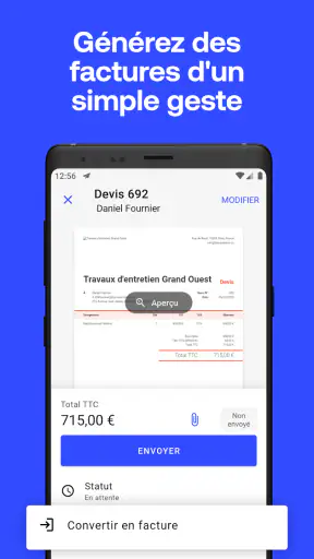 Invoice2go : devis et factures screenshot