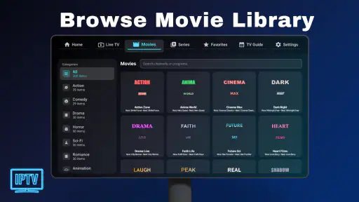 IPTV - Android TV screenshot