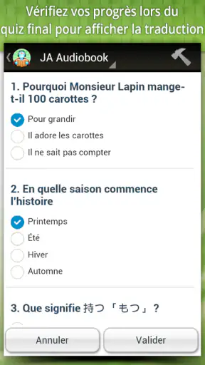JA Audiobook Apprends Japonais screenshot
