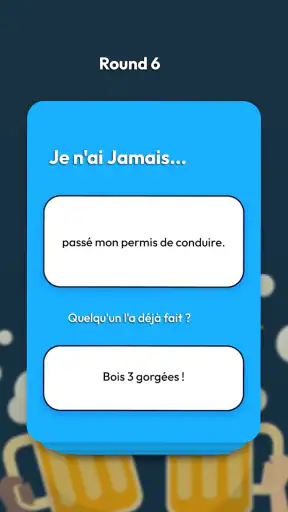Je n’ai Jamais – IA version screenshot