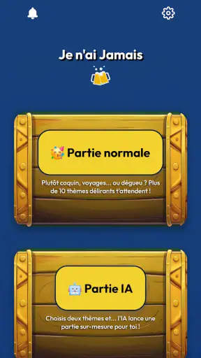 Je n’ai Jamais – IA version screenshot