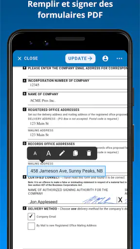 JetSign: Remplir et signer PDF screenshot