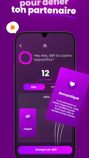Jeu couple et Défis - Bloomy screenshot