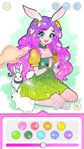 Jeu de Princesse : Coloriage screenshot