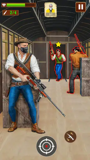Jeu de tir et d survie western screenshot
