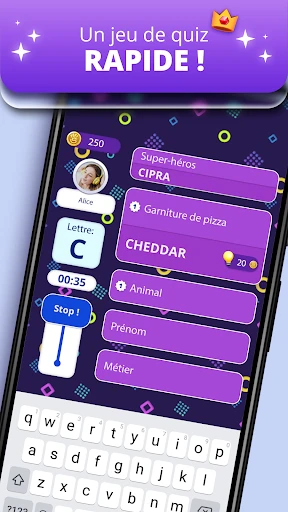 Jeu du Bac 2 - Stop screenshot