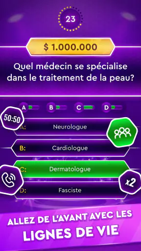 Jeu Trivia: Quiz Millionnaire screenshot