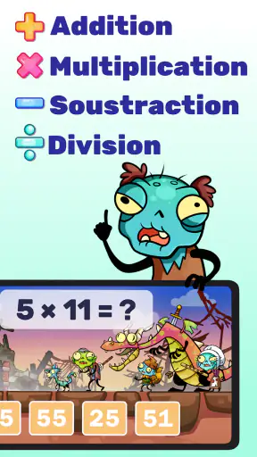 Jeux de maths : Invasion screenshot