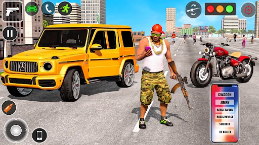 Jeux Moto de Gangsters Indiens screenshot