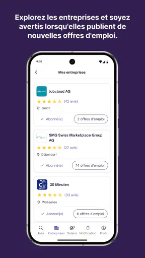 jobs.ch – Rechercher un emploi screenshot