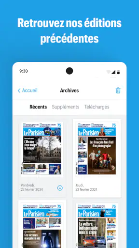 Journal Le Parisien screenshot