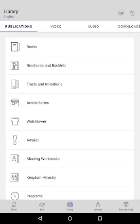 JW Library screenshot