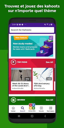 Kahoot! - Joue/crée des quiz screenshot