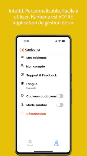 Kanbana: tout organiser screenshot