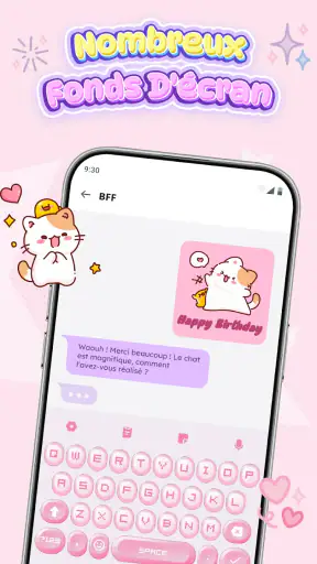 Keyboard Themes: Emoji Fonts screenshot