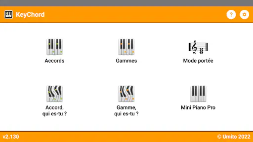KeyChord - Accords et Gammes screenshot