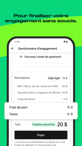 Kickstarter screenshot