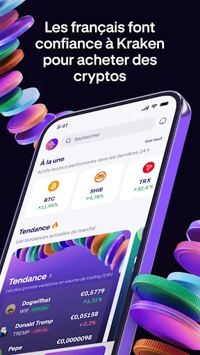 Kraken: Acheter des cryptos screenshot