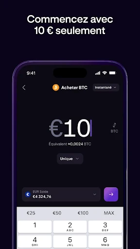 Kraken: Acheter des cryptos screenshot